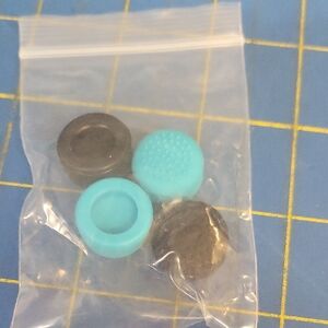 Silicone thumb grips designed for game controller joysticks Set of 4